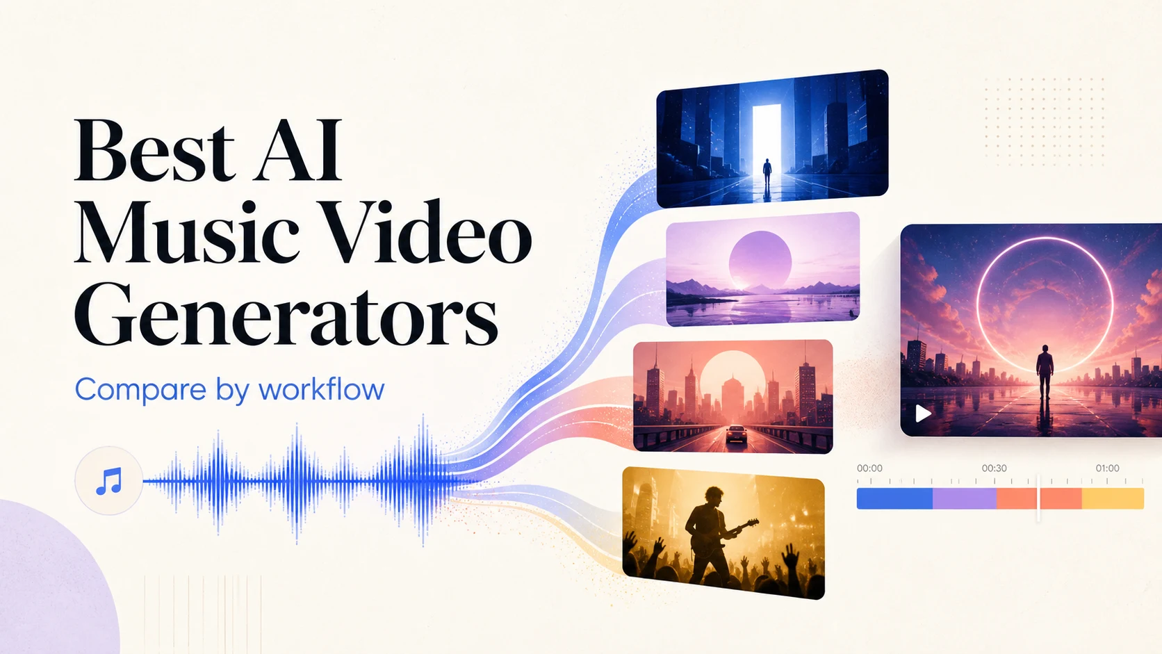 Best AI Music Video Generator List: 9 Tools Compared by Workflow